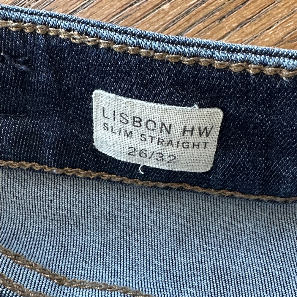 Tommy Hilfiger Denim Jeans Lisbon HW Slim Straight | Size 26/32 Skinny Straight - Picture 7 of 11
